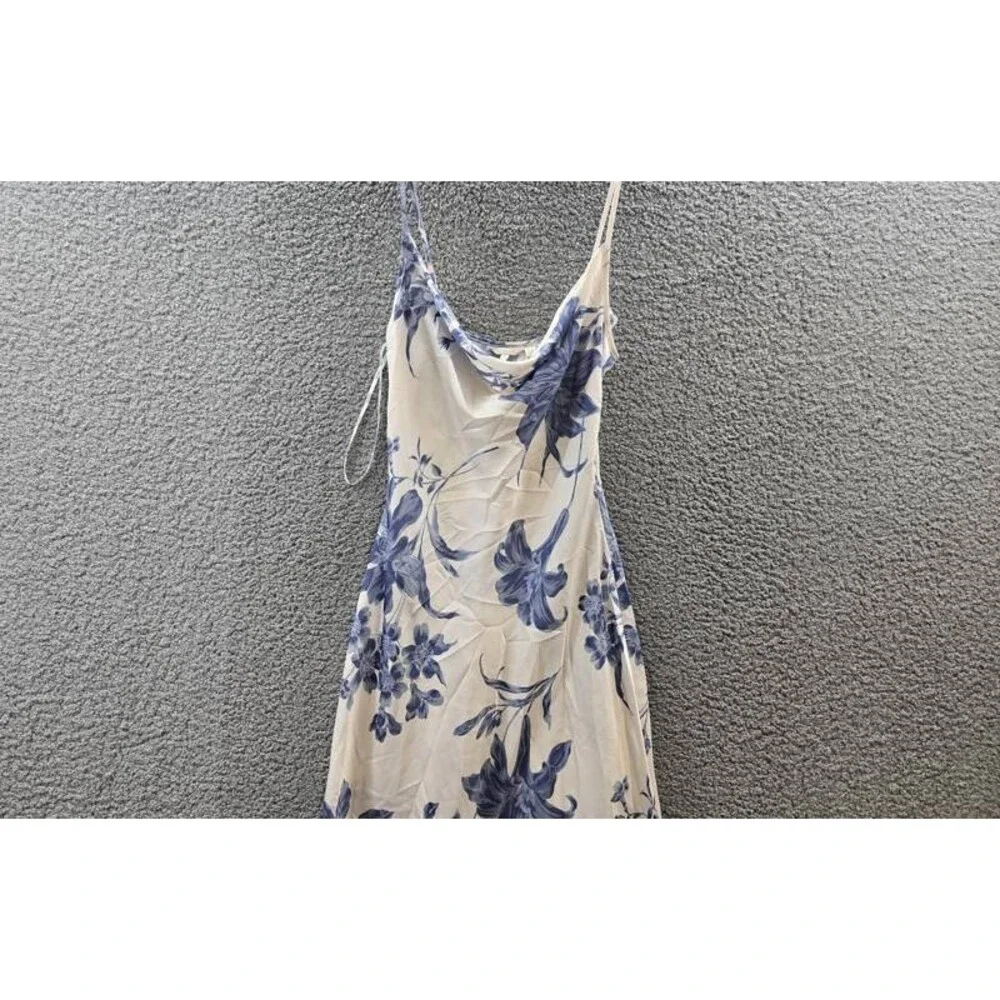 GUESS Akilina Sleeveless Cowlneck Dress Women XS Dreaming Lillies Print Pullover